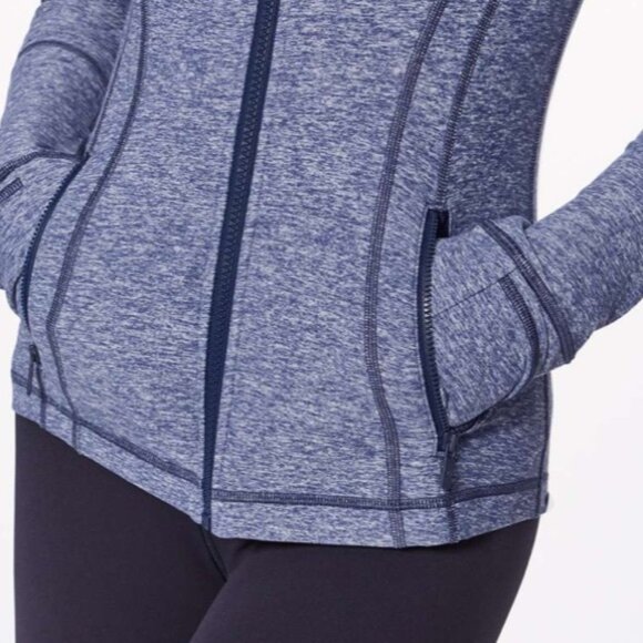 Lululemon Define Jacket (Rulu)Heathered Hero Blue Size 4 - Picture 4 of 12